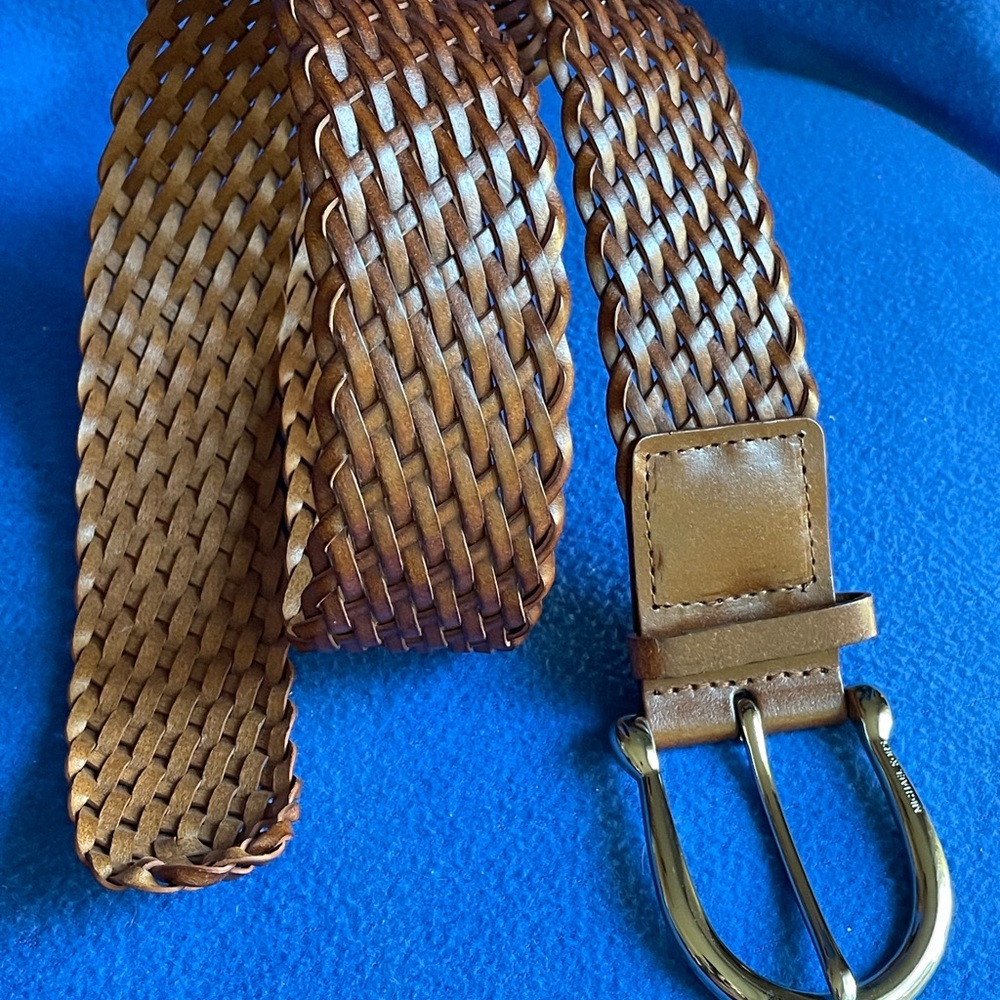 Michael Kors Silver Buckle with Brown Leather